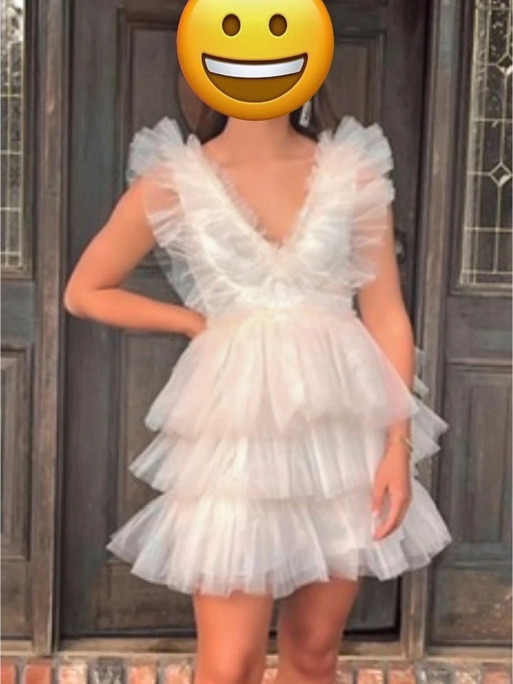 Fashion Nova Caprina Tiered Ruffle Mini Dress White
